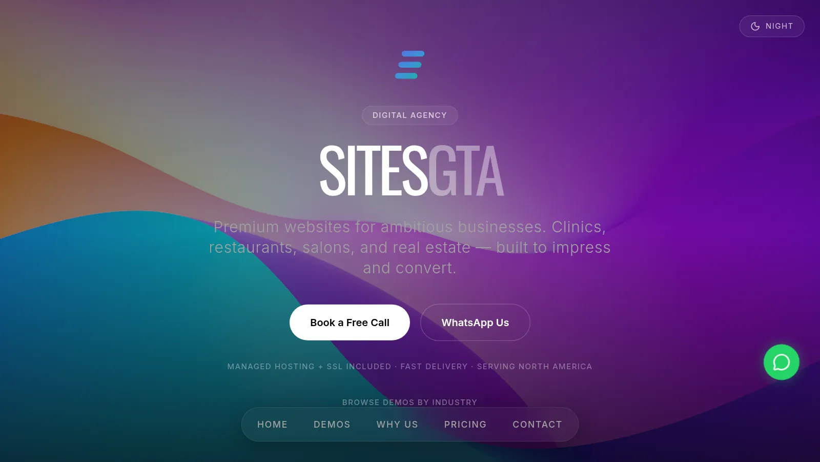 SitesGTA website by SkyUnfold